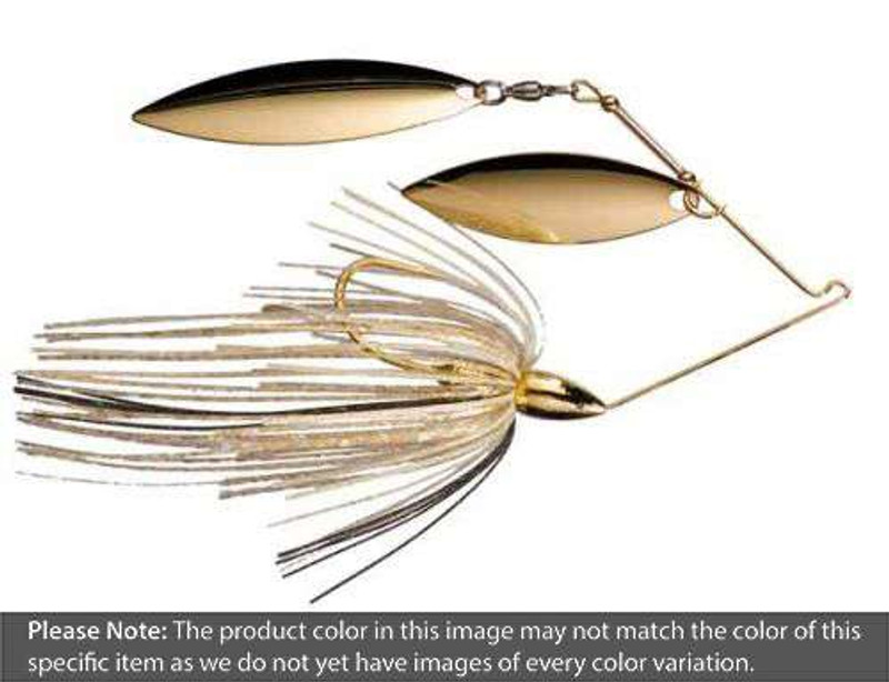 War Eagle Dual Willow Leaf Spinnerbait - 1/2oz Nickel Silver Shiner