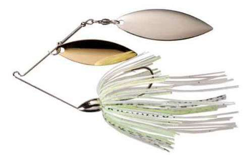 War Eagle Dual Willow Leaf Spinnerbait - 1/2oz Nickel Spot Remover