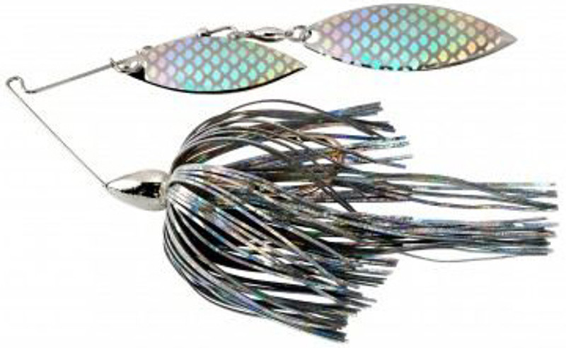 War Eagle Dual Willow Leaf Spinnerbait - 3/8oz Nickel Aurora