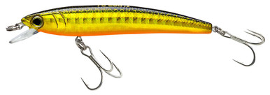 Yo-Zuri F1163 Pins Minnow Floating Lure Gold Black