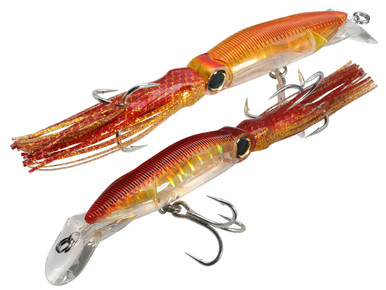 Yo-Zuri R1166 3D Squirt Floating Lure Gold Red