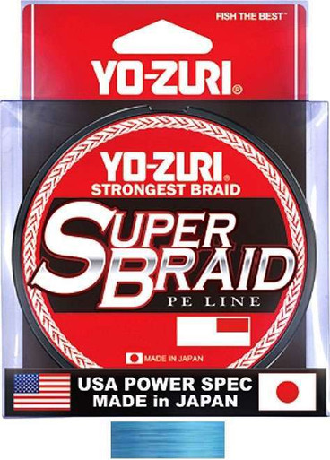 Yo-Zuri SuperBraid - 300 yds - Blue 20 lb.