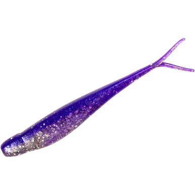 Z-Man Scented Jerk Shadz - 4in - Dark N Stormy - TackleDirect