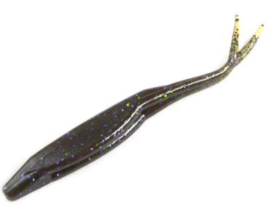 Zoom Salty Super Fluke - Green Pumpkin Candy - TackleDirect