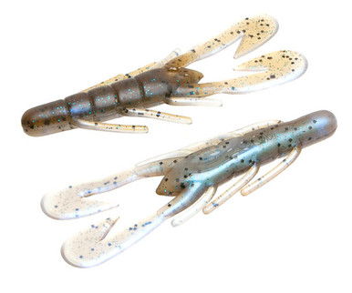 Zoom Ultra Vibe Speed Craw - Green Pumpkin Blue Flash - TackleDirect