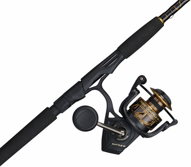 penn battle btlii5000 spinning reels black gold smoke BTLIV5000LE802MH IV LE Combo, 8' The PENN Battle II offers attractive cosmetics Penn BTLIII5000701MH Battle III Spinning