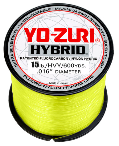 Yo-Zuri Hybrid Fluorocarbon - Yellow - 15lb Test - TackleDirect