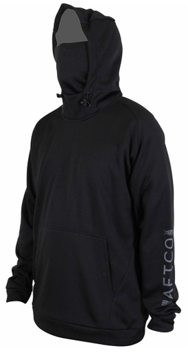 Aftco Reaper Technical Hoodie - Black - 3XL - TackleDirect