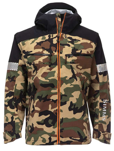 Simms CX Jacket - Woodland Camo - XL - TackleDirect