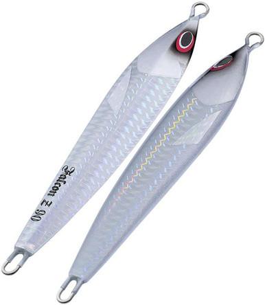 Sea Falcon Z Slide Jig - 180g - Neon Silver - TackleDirect