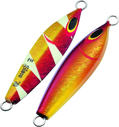 Sea Falcon Z Slow Jig - 180g - Lightning Glow Red Gold - TackleDirect