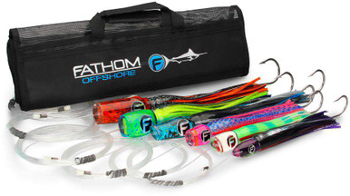 fathom fishing lures Offshore Game Changer Medium 10" Trolling Lure Pre-Rigged New P GZ Big Game Supply Fathom Offshore Pre-Rigged Meat Fish