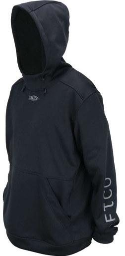 Aftco Shadow Fleece Sweatshirt - Black - Small - TackleDirect