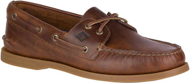 Sperry Authentic Original 2-Eye Orleans Boat Shoe - Tan - TackleDirect
