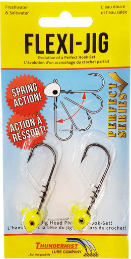 Thundermist FJ-025 Thundermist Flexi Jig - Chartreuse - TackleDirect