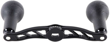 Gomexus 90mm Aluminium Power Handle with 45mm Titanium Knob - Black