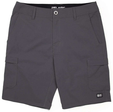 berkley cargo fishing shorts Pelagic Madeira Cargo Fishing Hybrid Shorts - Graphite