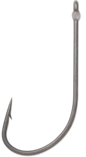 neko♪ VMC RedLine Series Wacky Neko Hooks - #1 - 6 Pack - TackleDirect
