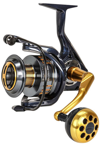 okuma 4000 reel Ceymar HD 4000XA Spinning Fishing The metal handle and aluminum spool with LCS lip allow for long Okuma Salina SA-4000HA Saltwater Spinning