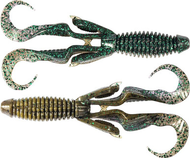 Z-Man GR45-296PK4 – Esca Gremlin 4,5 Pollici, Bama Bug, Confezione Da 4, ElaZtech, Per Pesca Bass - 3