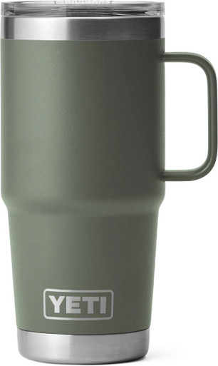 YETI Rambler 20oz Travel Mug - Camp Green - TackleDirect