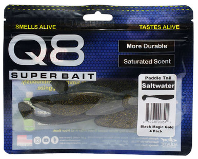 Aquatic Nutrition Q8 Paddle Tail Super Baits - TackleDirect