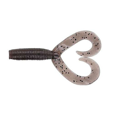 Gary Yamamoto 4" Single Tail Grub Soft Bait - #218 Champagne With Black Flake, 10 Pack