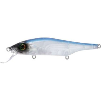 Bill Lewis Scope-Stik 100 Floating Jerkbait Fishing Lifelike Freshwater & Saltwater Lure With Mustad UltraPoint Triple Grip Hooks, PRO Blue
