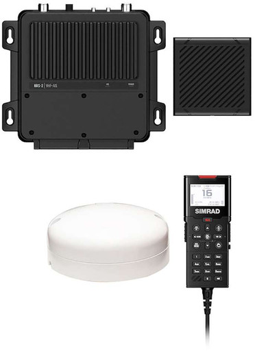 Simrad Radarbox Simrad 000-15792-001 RS100-B Black Box VHF Radio - TackleDirect