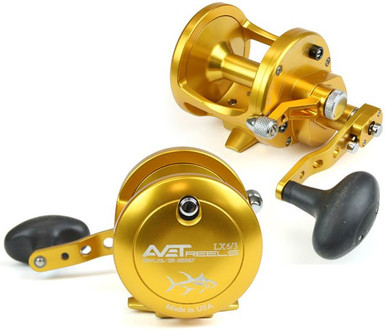 AVET MC LX 6/3 LH アベットLX MC 2スピード左ハンドル Avet LX 2-Speed Lever Drag Casting Reels - TackleDirect