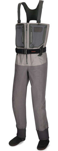 Simms Mens G4Z Stockingfoot Wader - Slate - XL 12-13 - TackleDirect