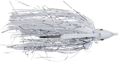 Outkast Tackle Heavy Cover Pro Swim Jig 1/4oz Wht Lightning - TackleDirect