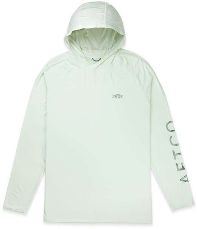 Aftco Samurai Heathered LS Hooded Shirts CGH Sm TackleDirect