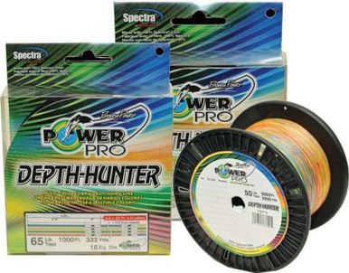 シマノ　POWER PRO DEPTH HUNTER 65Lb 4500Ft PowerPro Depth-Hunter Multicolored Braid - Melton Tackle