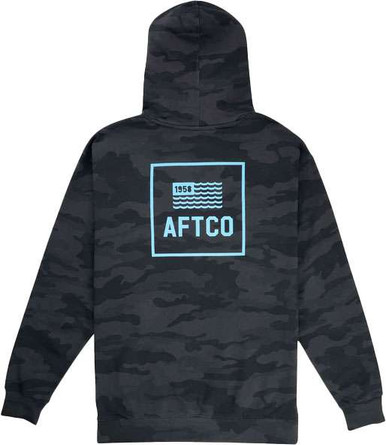AFTCO - Shadow Hoodie Black with Silver Logo main image 1