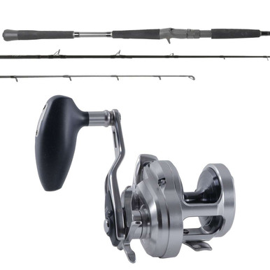 Shimano Ocea Jigger OCEAJG1500HG / OTI-PBI701HFA Pitch Black Combo