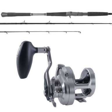 Shimano Ocea Jigger OCEAJG1500PG / OTI-PBI701HFA Pitch Black Combo