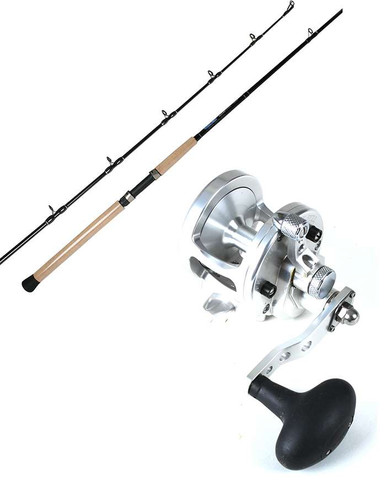 Avet MXJ5.8 Reel / TDSSC701MHT Silver Hook Rod Combo - TackleDirect