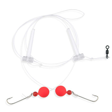 Spot Fish Rigs Aqua-Clear Kingfish Spot Perch Rigs KF-1 Red