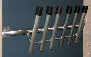 fish mate rod holder N Bicycle Fishing This bright anodized bumper mount can hold 6 rod and reels plus a marine cooler up to 51.1ls Fish-N-Mate 396 6 Holder 15
