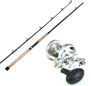 Avet Reel TD TDSSC701MHT Silver Hook Rod Combo TackleDirect