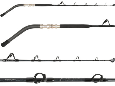 conventional fishing poles with extended butt E-Rod HD Straight Rod 4080 lb H reel seats Rod Butt Size & Length