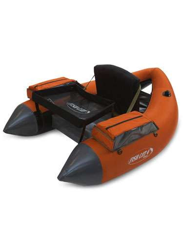 Outcast Fish Cat 4 Deluxe Inflate Float Tube - Orange - TackleDirect