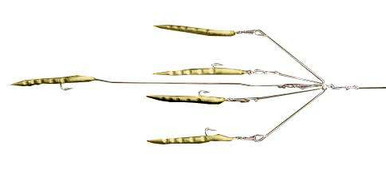 9ers 403 7 inch 4 Arm N.E. Eel Rig Lure - 4038NAT Natural 9ers 403 7 inch 4 Arm N.E. Eel Rig Lure - 4038NAT Natural
