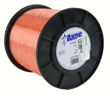 ande fishing line 50 yard spool Premium Monofilament Leader These Ande Monofilament Leader Skeins make onboard leader making fast and easy Ande Premium Monofilament Leader -