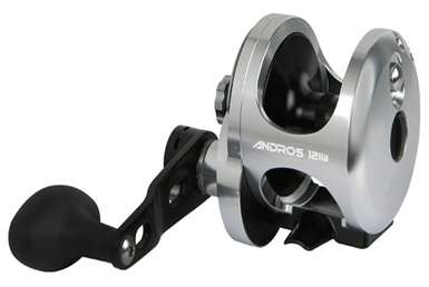 Okuma A-12NSIIa Andros 2-Speed A-Series Lever Drag Reel - TackleDirect