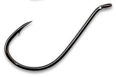 Gamakatsu 02420 Octopus Hook Ns Black 10/0 5/pack - TackleDirect