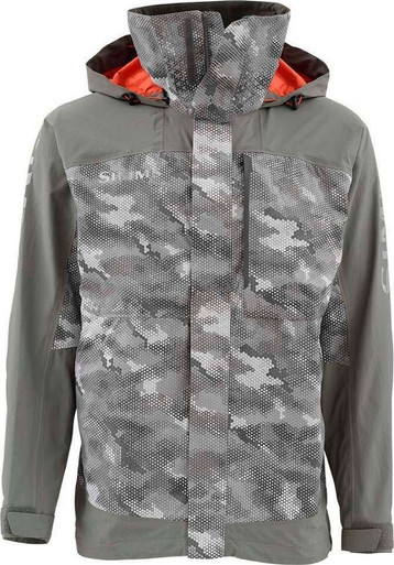 Simms 11243-091 Challenger Jacket - Hex Camo Boulder - X-Large