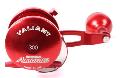Accurate BV-300L-R Boss Valiant Conventional Reel - Custom Red