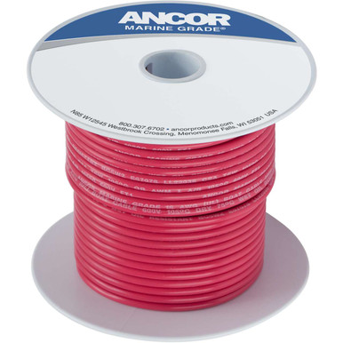 Cavo Elettrico Primario Ancor 106810 - Rosso, 12 AWG, 100 Piedi (30,48 Metri)
